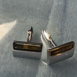 Silver and Gold Cufflinks